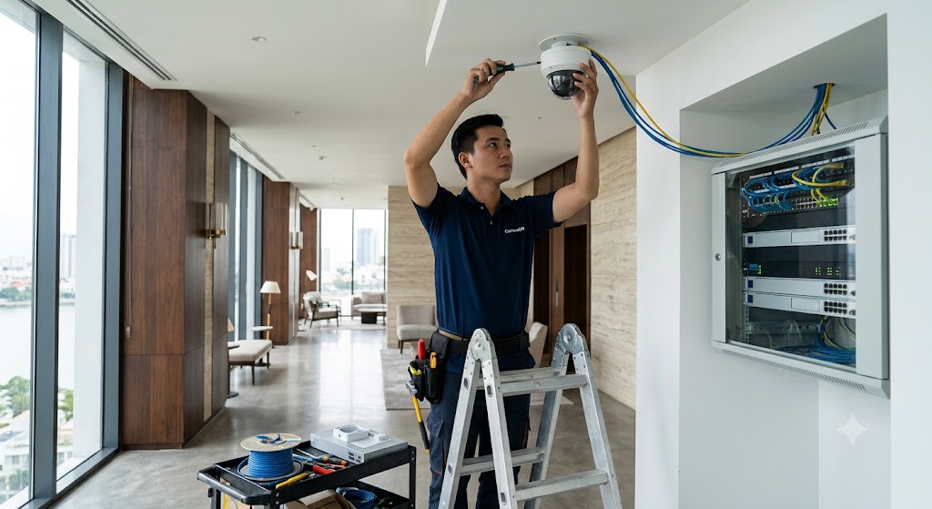 Giải pháp tổng thể Camera, Điện nhẹ cho Khách sạn & Căn hộ