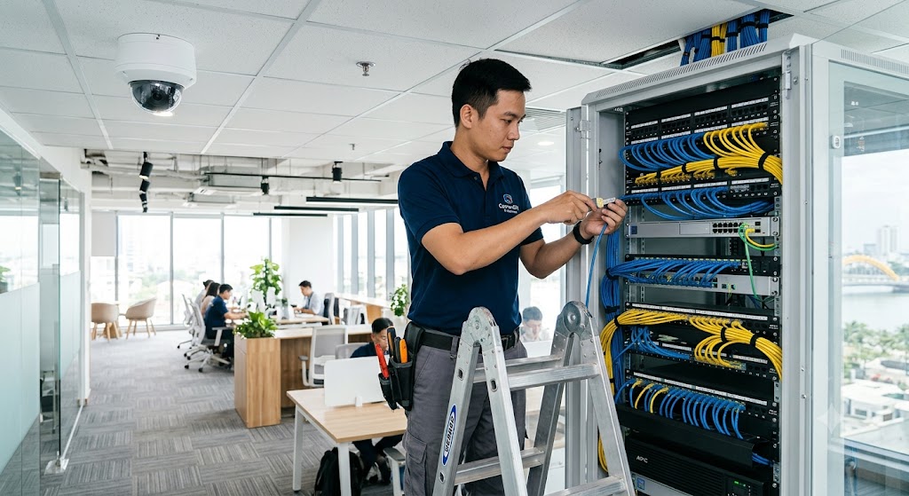 Giải pháp tổng thể cho Văn phòng Doanh nghiệp - Camera, Mạng & Điện nhẹ ELV
