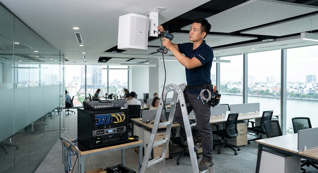 Dịch Vụ Lắp Đặt Hệ Thống Âm Thanh PA