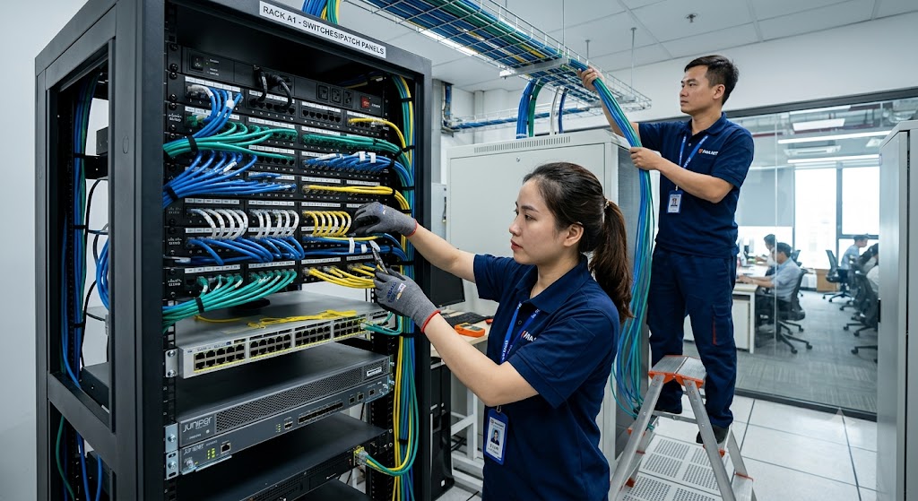 Thi Công Mạng LAN, WiFi Chuyên Nghiệp